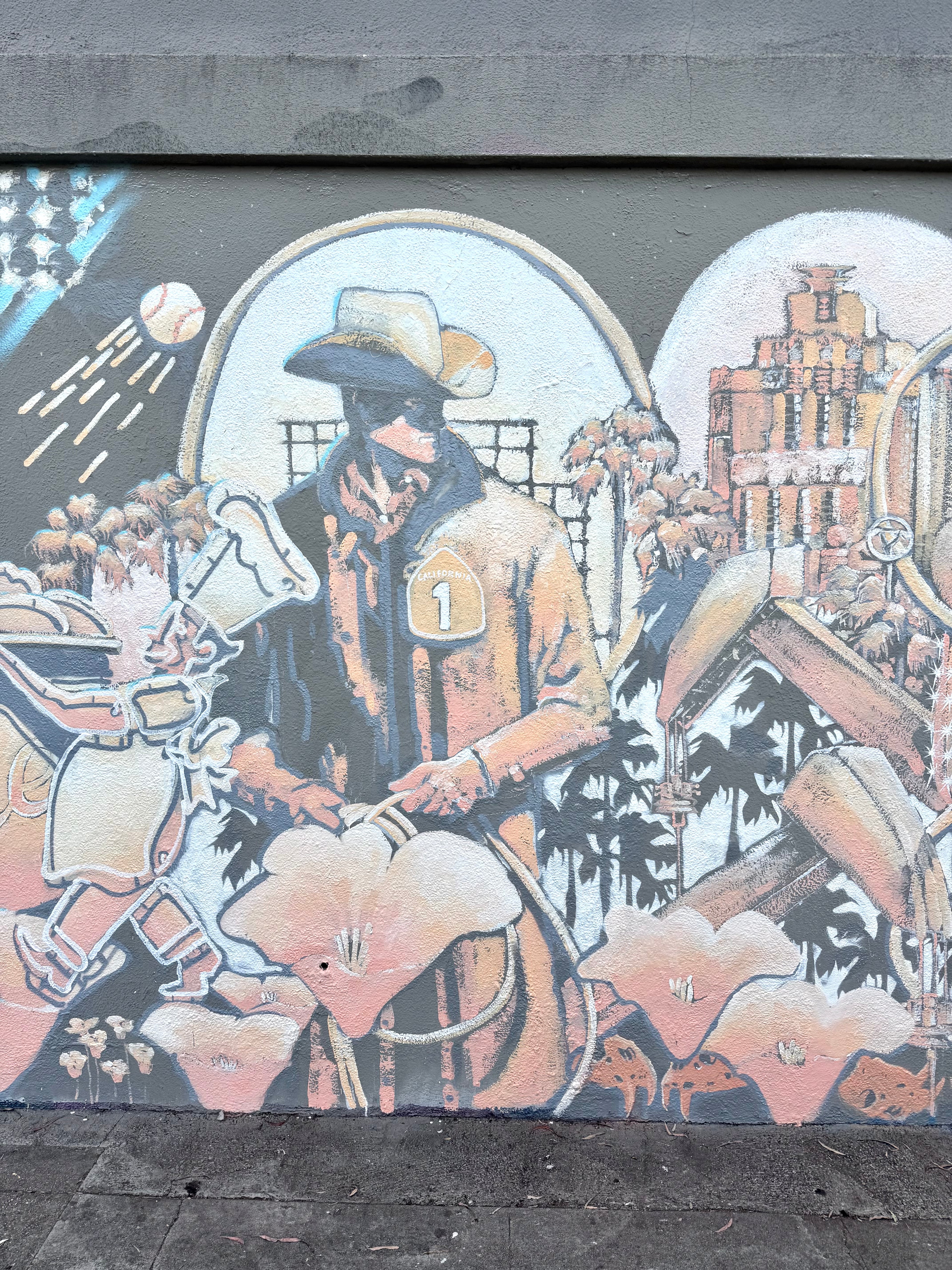 Macaulay's Alibi mural details