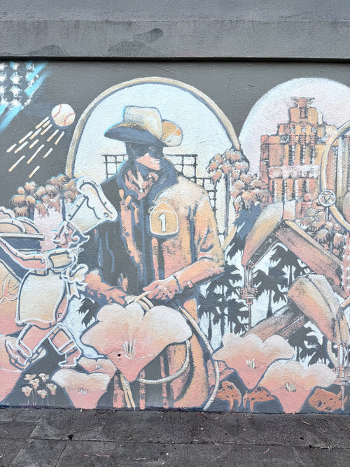 Macaulay's Alibi mural details