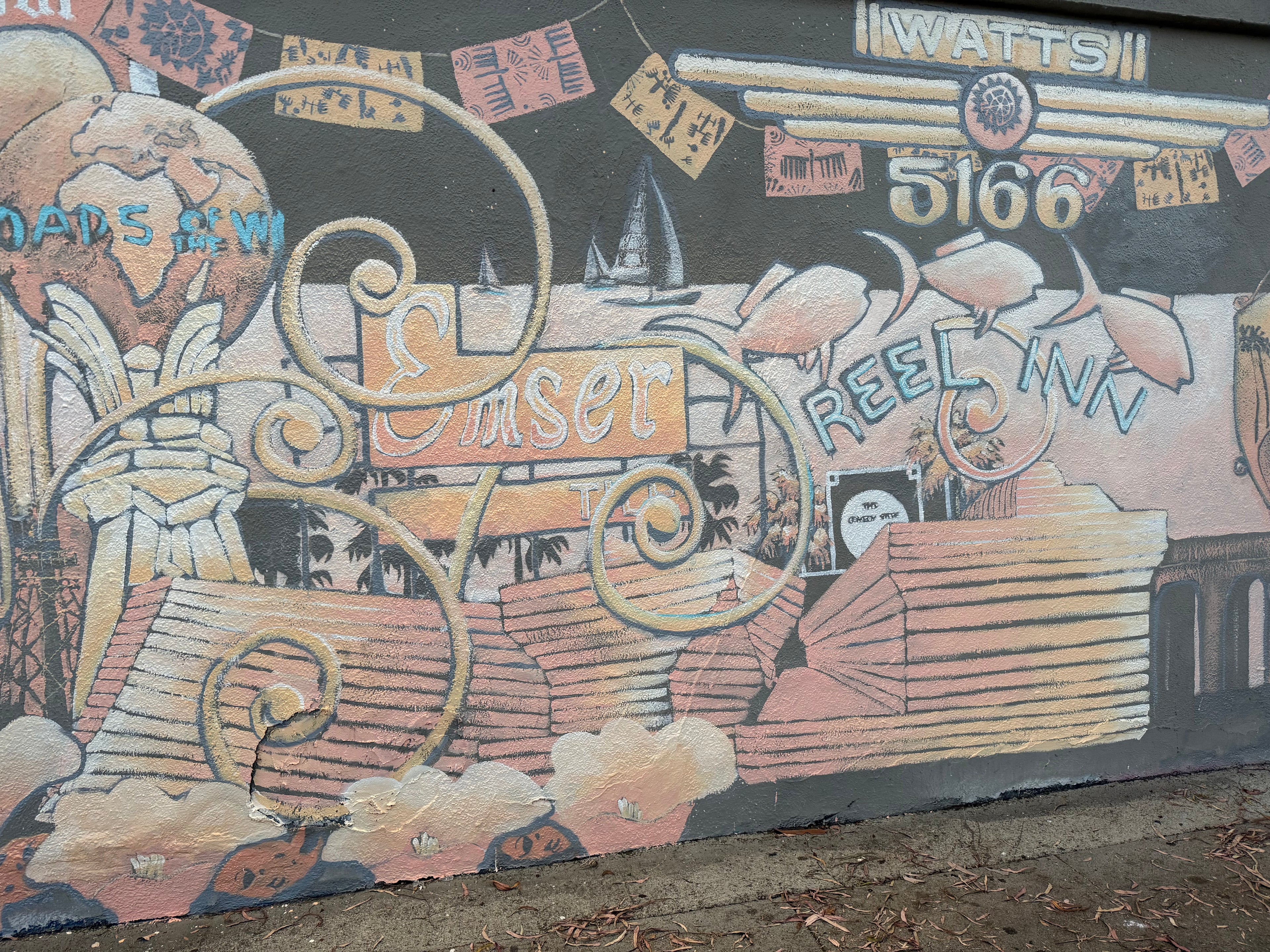 Mural "Macaulay's Alibi" in West Hollywood by Kevin Johnson